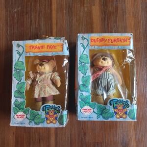 Fannie Faye Dudley Firskin Furskins Bears MIB Vintage 1986 Original Panosh Place